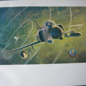 Keith Farris Aviation 9" x 11" Bookplate Print - F-4C